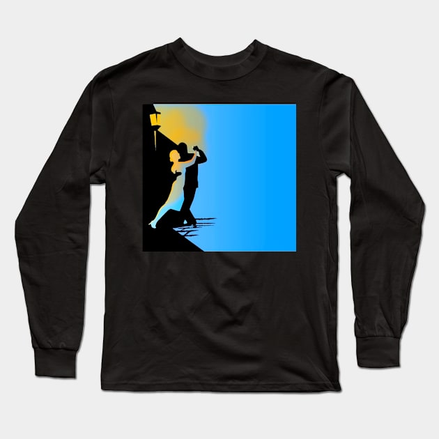 Dance through the night Long Sleeve T-Shirt by doniainart